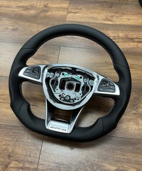 Mercedes W205 C63 W176 A53 W213 AMG Lenkrad neu Beziehen
